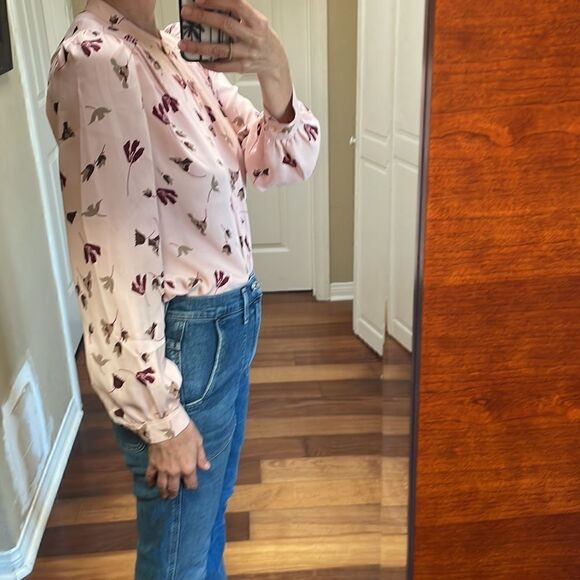 Joie Pink Blouse Size Small - Picture 5 of 9